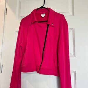 Hot Pink LuLaRoe Presley Jacket XL never worn